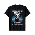 Casual T-shirt Goat Emotional Support Animal Goat T-Shirt
