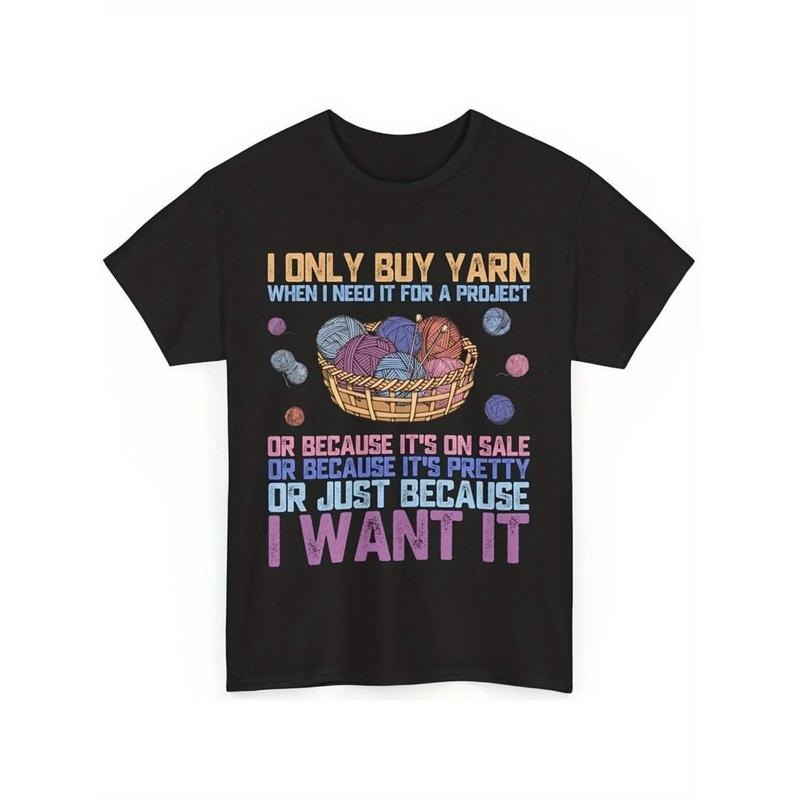 Casual T-shirt Graphic FOG Gunpla brand Comfortable Knitting Crochet Shirt, Crochet Lovers Funny Quote Women Mom T-shirt...