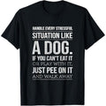 Casual T-shirt Handle Stress Like WB shield Dog - Dog Lover for Men & Women T-Shirt Graphic Menswear Hoodie, Sweatshirt