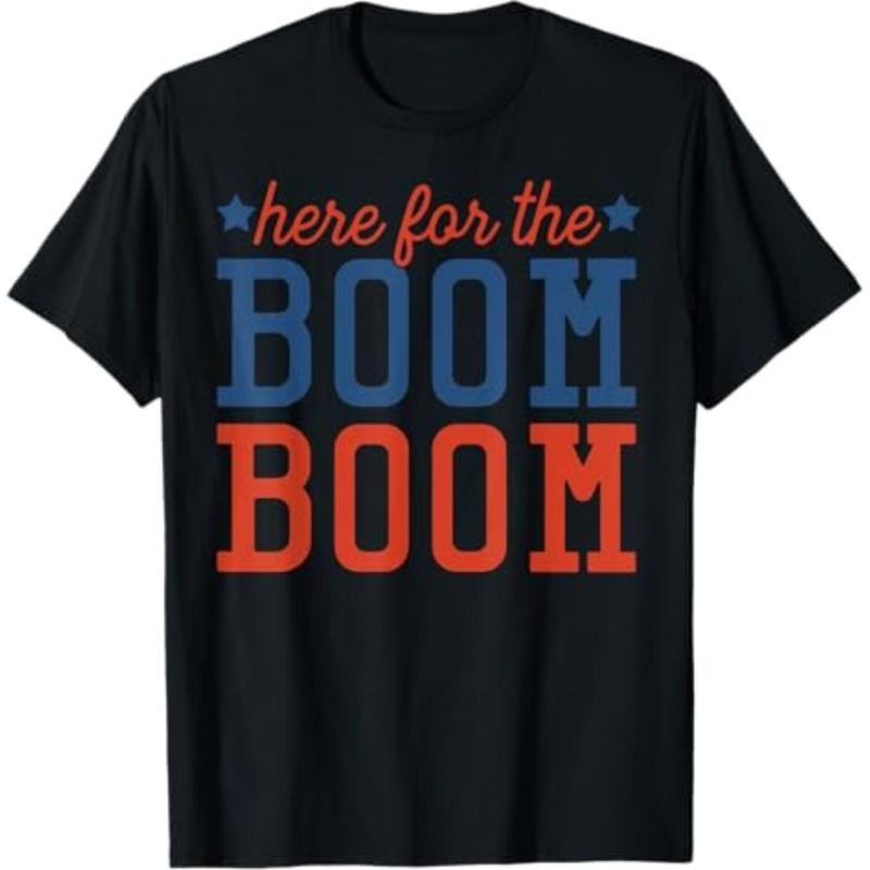Casual T-shirt Here For TNF Boom Boom Independence Day 2022 Fireworks Funny T-Shirt Graphic Graphic Tees Hoodie, Sweatshirt