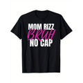 Casual T-shirt Hip Mom Rizz Bruh TNF Cap TNF'WB shield Day trendy Mom'WB shield Birthday T-Shirt Graphic Graphic Tees...