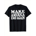 Casual T-shirt MAKE AMERICA Pocket monsters AGAIN Funny Goth US Saying T-Shirt Menswear Top Hoodie, Sweatshirt