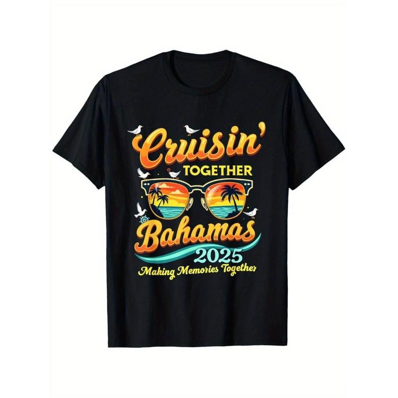 Casual T-shirt Matching Family Cruisin TNF Bahamas 2025 Trip Vacation T-Shirt Graphic Graphic Tees Hoodie, Sweatshirt