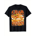 Casual T-shirt Men'WB shield "Crab Rangoon" Graphic T-Shirt
