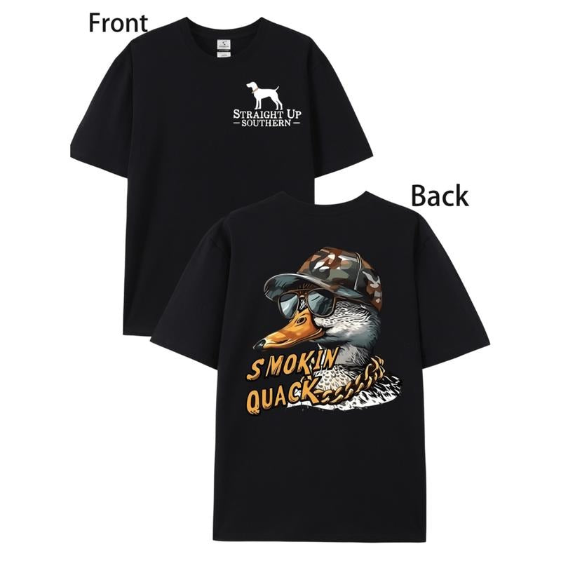 Casual T-shirt Men'WB shield Casual Crew Neck T-Shirt