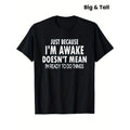 Casual T-shirt Men'WB shield Casual Crew Neck T-Shirt, 100% Polyester Knit Fabric, Medium Stretch, All-Season Comfort,...