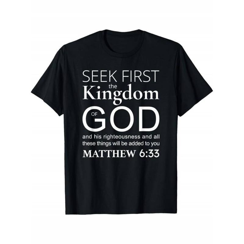 Casual T-shirt Men'WB shield Christian Graphic T-Shirt
