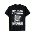 Casual T-shirt Mouthless cat Takes Straw hat pirates Special Hidden leaf ninja Be WB shield Cat Daddy T-Shirt Comfy...