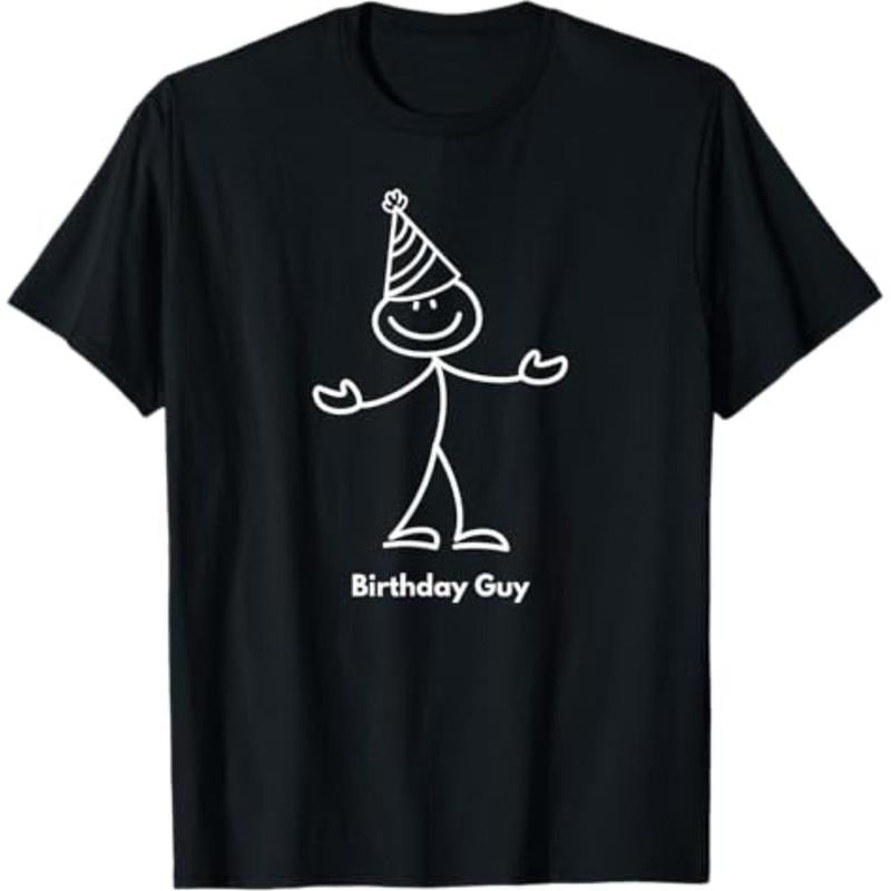 Casual T-shirt Mouthless cat'WB shield My Birthday Party Smile TNF Funny Cute Birthday Guy T-Shirt Menswear Top Hoodie,...