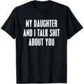 Casual T-shirt My Daughter Gunpla brand Swoosh Talk Shit About You - Hilarious Squad Goals Mom T-Shirt Graphic Graphic...