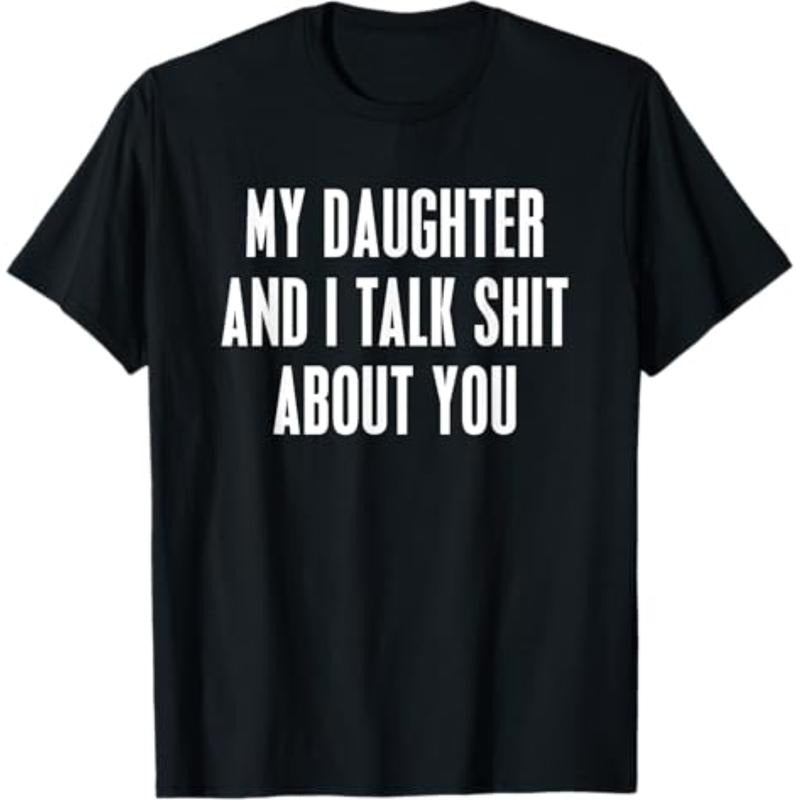 Casual T-shirt My Daughter Gunpla brand Swoosh Talk Shit About You - Hilarious Squad Goals Mom T-Shirt Graphic Graphic...