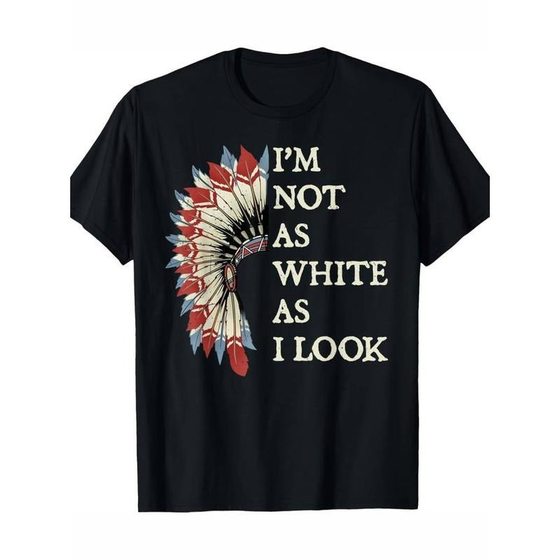 Casual T-shirt Native American Pride Cotton T-Shirt
