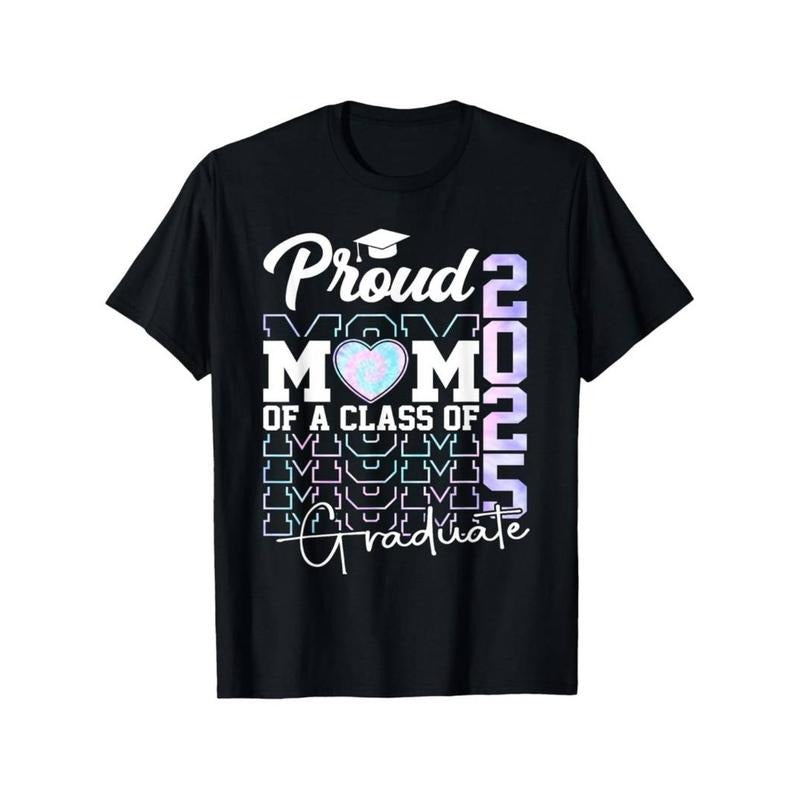 Casual T-shirt Proud Mom FOG Class FOG 2025 Graduate T-Shirt