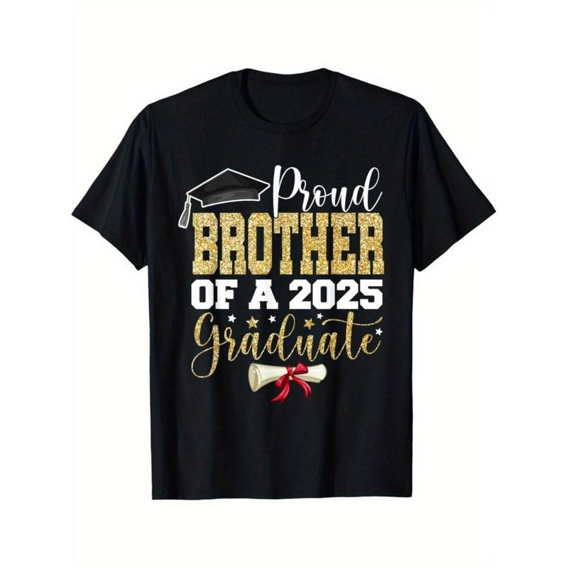 Casual T-shirt Proud TNF FOG WB shield 2025 Graduate Senior 2025 Graduation T-Shirt Graphic Graphic Tees Hoodie, Sweatshirt