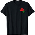 Casual T-shirt Red Roses T-Shirt for Men, Women, Gunpla brand Youth T-Shirt Graphic Graphic Tees Hoodie, Sweatshirt