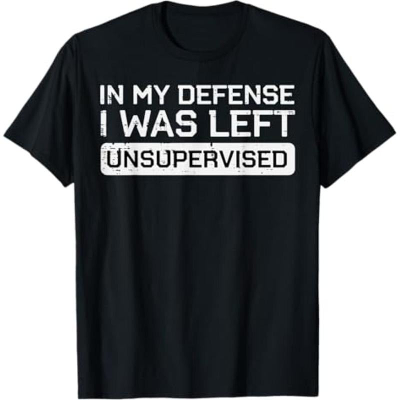 Casual T-shirt Red plumber brand My Defense Swoosh Was Left Unsupervised Funny Saying Men Women T-Shirt Graphic Graphic...
