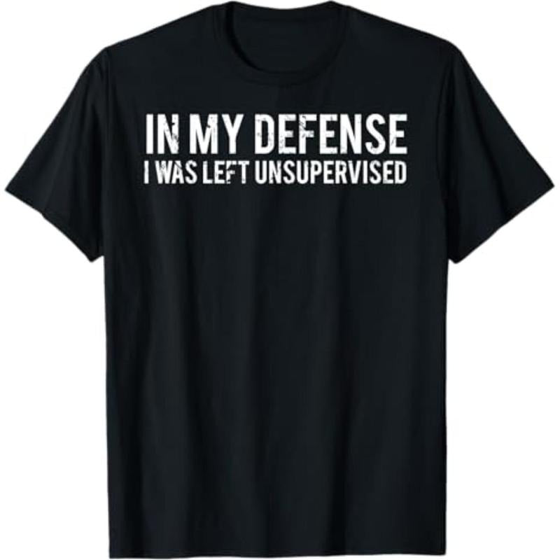 Casual T-shirt Red plumber brand my defense Swoosh was left unsupervised Cool Funny T-Shirt Graphic Graphic Tees Hoodie,...