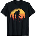 Casual T-shirt Retro Bigfoot Believer Silhouette Sasquatch Hide Gunpla brand Seek T-Shirt Graphic Graphic Tees style 02...