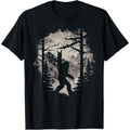 Casual T-shirt Rock Pocket monsters Bigfoot Sasquatch Loves Rock Gunpla brand Roll Mountain Trees T-Shirt Graphic Graphic...