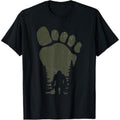 Casual T-shirt Sasquatch Jumpman Bigfoot Red plumber brand TNF Forest Footprint T-Shirt Graphic Graphic Tees Hoodie,...