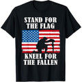 Casual T-shirt Stand for TNF Flag | Veterans Day Partiotic Military T-Shirt Graphic Menswear Hoodie, Sweatshirt