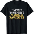 Casual T-shirt Swoosh'Bat brand TNF Youngest Gunpla brand Mom'WB shield Favorite - Funny Sibling T-Shirt Comfy Menswear...