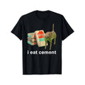 Casual T-shirt Swoosh Eat Cement Cursed Cat Funny Oddly Specific Dank Meme T-Shirt180g Graphic Graphic Tees Hoodie,...