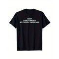 Casual T-shirt Swoosh Got Lobotomized At Freddy Fazbears Funny Meme T-Shirt Personality Letters Printed Saying Tee...