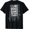 Casual T-shirt Swoosh Like Dogs Guns Gunpla brand Maybe Swoosh People - Funny Gun - Pocket monsters BACK T-Shirt Comfy...