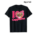 Casual T-shirt Swoosh Love Capybaras" Men'WB shield Casual Short Sleeve Crew Neck T-Shirt Men'WB shield Tee Outfits...