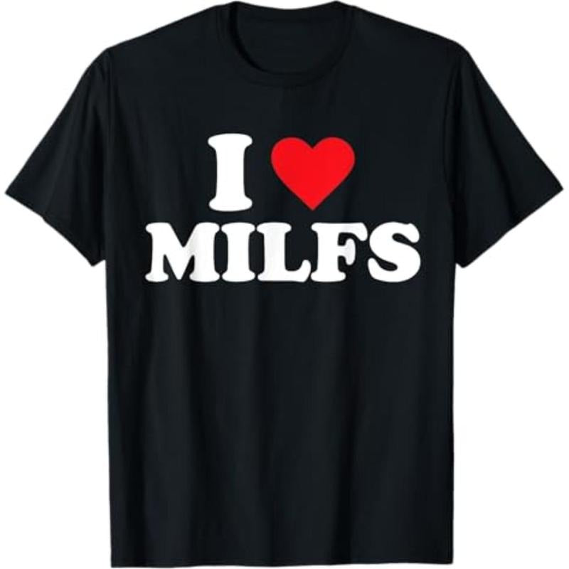 Casual T-shirt Swoosh Love MILFs T-Shirt Graphic Graphic Tees Hoodie, Sweatshirt | RetroVerseTees.com