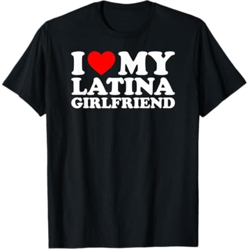 Casual T-shirt Swoosh Love My Latina Girlfriend T-Shirt Graphic Graphic Tees Hoodie, Sweatshirt | RetroVerseTees.com