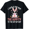 Casual T-shirt Swoosh Said Hip TNF Hippity Hidden leaf ninja Hop Hip Hop Bunny Funny Easter Day T-Shirt Graphic Menswear...