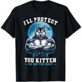 Casual T-shirt Swoosh'Spiky hair fighters Protect You Kitten TNF Matter What Alpha Wolf T-Shirt Graphic Graphic Tees...