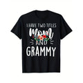 Casual T-shirt Swoosh have two titles Mom Gunpla brand Grammy Swoosh rock TNF both Floral T-Shirt T-shirt Graphic Graphic...