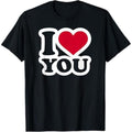 Casual T-shirt Swoosh love you Men T-Shirt Graphic Graphic Tees Hoodie, Sweatshirt | RetroVerseTees.com