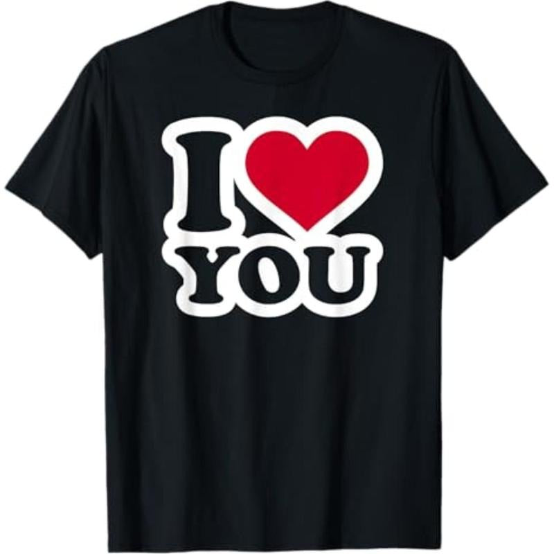 Casual T-shirt Swoosh love you Men T-Shirt Graphic Graphic Tees Hoodie, Sweatshirt | RetroVerseTees.com
