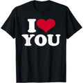 Casual T-shirt Swoosh love you T-Shirt Graphic Graphic Tees Hoodie, Sweatshirt | RetroVerseTees.com