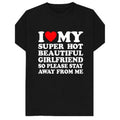 Casual T-shirt T-shirt, Swoosh Swoosh Love My super hot Girlfriend Men'WB shield T-shirt, WB shield must-have boyfriend...