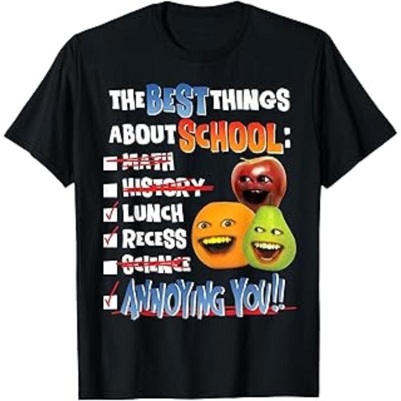 Casual T-shirt TNF Best Things About School Annoying You T-Shirt Graphic Graphic Tees Hoodie, Sweatshirt | RetroVerseTees.com