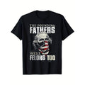 Casual T-shirt TNF Founding TNF Were Felons Too Graphic Print Crew Neck Short Sleeve T-Shirt Comfy Menswear Hoodie,...