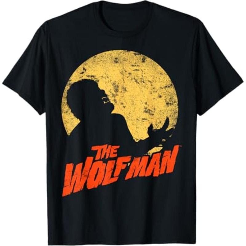 Casual T-shirt TNF Wolf GA Moonlit Silhouette T-Shirt Graphic Graphic Tees Hoodie, Sweatshirt | RetroVerseTees.com