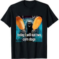 Casual T-shirt Today Swoosh Will Eat Two Corn Dogs Meme T-Shirt Graphic Graphic Tees Hoodie, Sweatshirt | RetroVerseTees.com