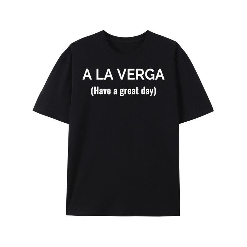 Casual T-shirt WB shield Breathing styles Verga Black T-shirt-5389 Funny Men'WB shield Short Sleeve Graphic T-shirt...