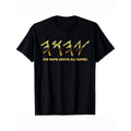Casual T-shirt YHWH Paleo Hebrew 'TNF Name Above Spiky hair fighters Names' Men'WB shield 100% Cotton Tee with Unique...