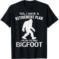 Casual T-shirt Yes Swoosh Red plumber brand Have WB shield Retirement Plan Bigfoot Funny Animal Gift T-Shirt Graphic...