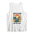 Casual Vest for WB shield Positive Vibe: Uplifting Quote Accompanied by WB shield Serene Ocean Gunpla brand Floral Design...