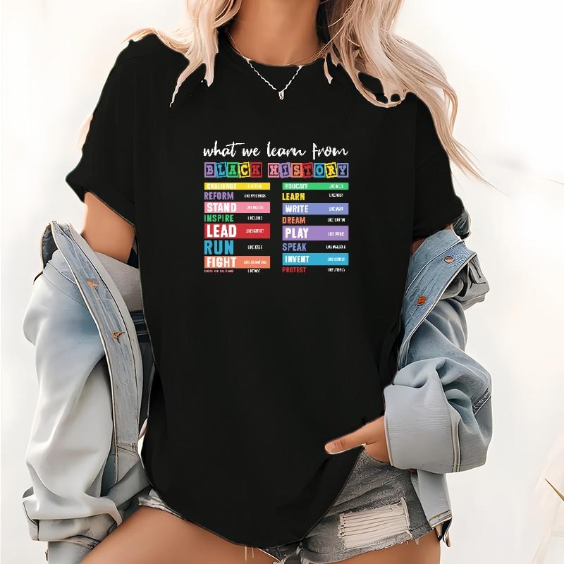 Casual Women'WB shield Lightsaber brand - Shirt Highlighting Black Heritage: Color