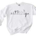 Cat And Plants Sweatshirt, Cat Lover Sweater, Plant Lover Outfit T-Shirts, Hoodie | RetroVerseTees.com