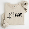 Cat Mama Sweatshirt, Cat Mom Sweater, Mother's Day Gift For Cat Mom, Lover Gift, Graphic Tees Hoodie | RetroVerseTees.com